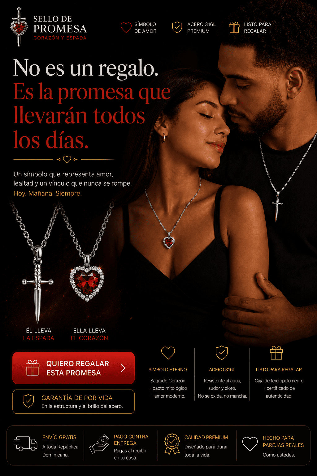 Sello de Promesa — Corazón & Espada