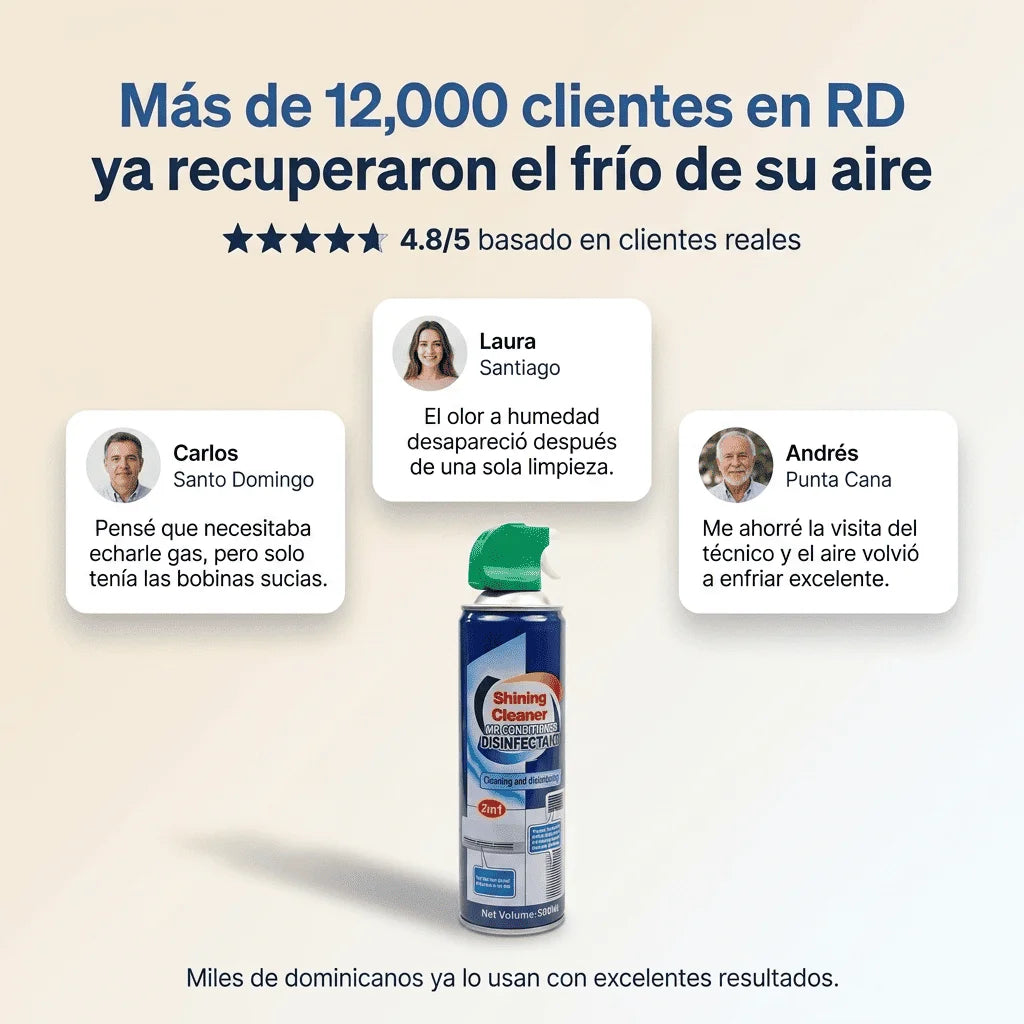 Polarix™ — Limpiador Profesional de Bobinas para Restaurar el Frío de Tu Aire Acondicionado
